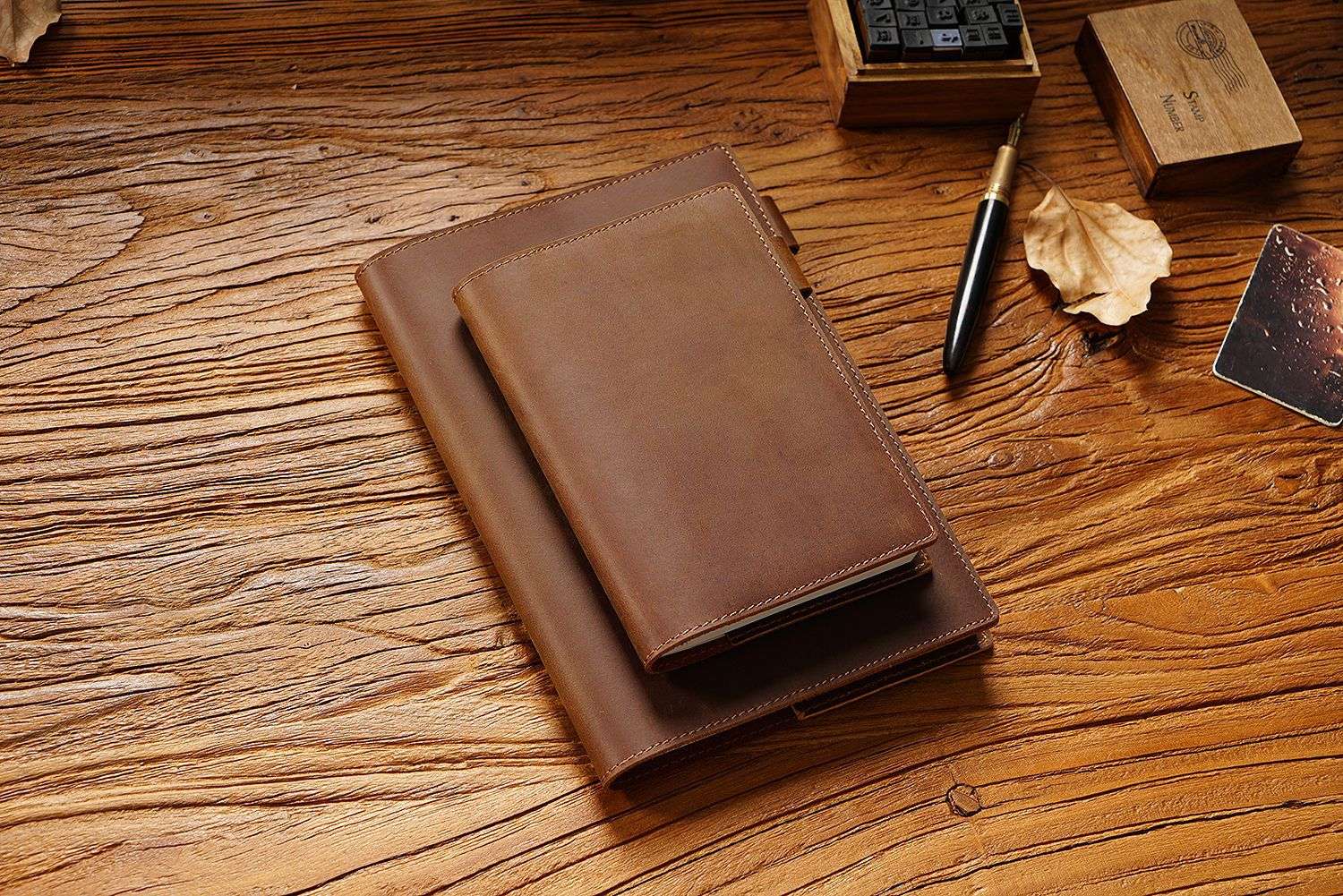 ブックカバー 上質本革ノートカバー A5(ビジネス書)A6(文庫本)対応