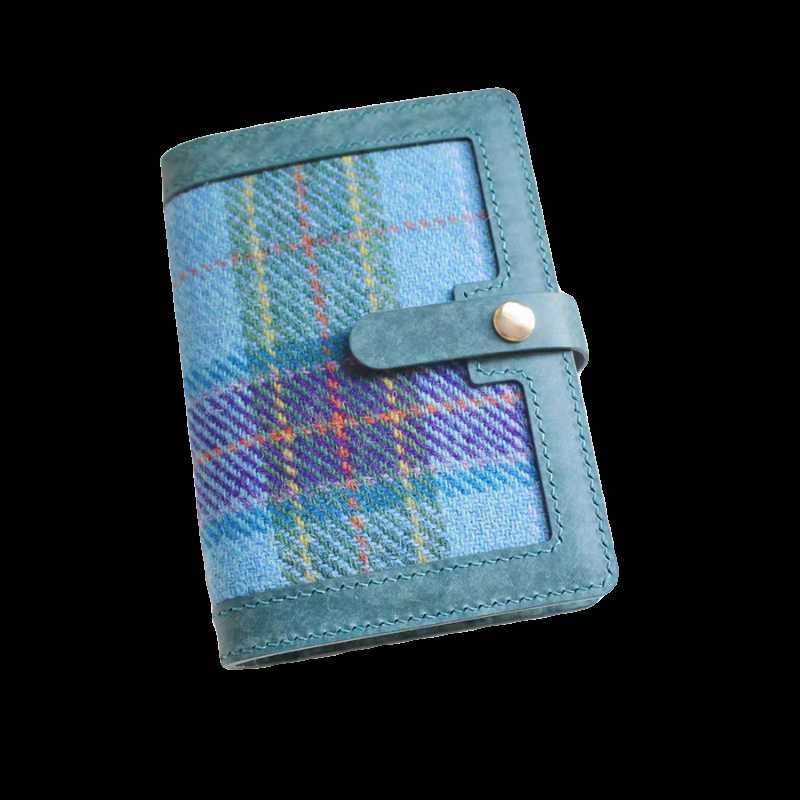 スコットランドタータンレザーブックカバー A6対応(15*10.5)