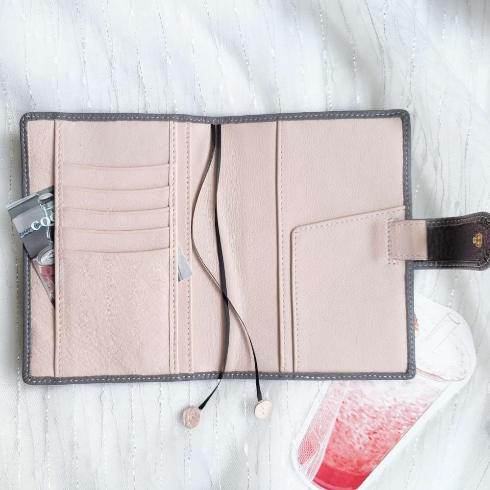 ブックカバー クロコダイル型押し高級システム手帳カバー 【わに革】